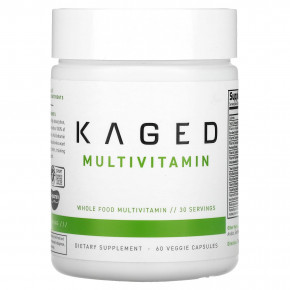 Kaged, MultiVitamin, 60 растительных капсул - описание | фото