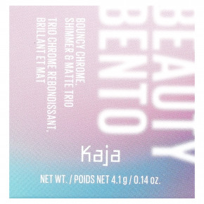 Kaja, Beauty Bento, трио сияющих и матовых теней для век, оттенок 16 персиковый, 4,1 г (0,14 унции) в Москве - eco-herb.ru | фото