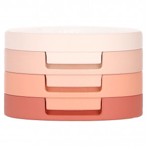 Kaja, Beauty Bento, трио сияющих и матовых теней для век, оттенок 16 персиковый, 4,1 г (0,14 унции) - описание | фото