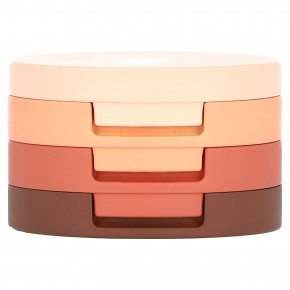 Kaja, Beauty Bento, трио упругих матовых и сияющих теней для век, 10 оттенков имбиря, 3,6 г (0,12 унции) - описание | фото