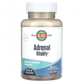 KAL, Adrenal Vitality, 60 таблеток в Москве - eco-herb.ru | фото