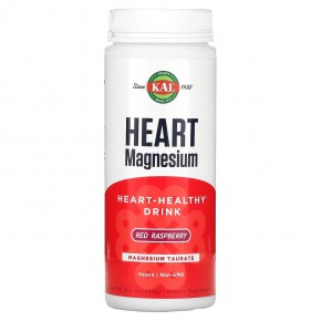 KAL, Heart Magnesium, напиток для здоровья сердца, красная малина, 445 г (15,7 унции) в Москве - eco-herb.ru | фото
