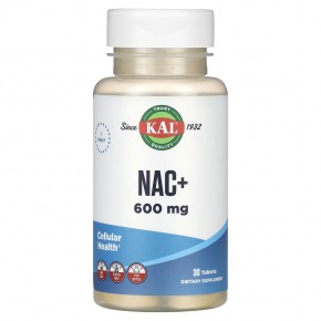 KAL, NAC +, 600 мг, 30 таблеток в Москве - eco-herb.ru | фото
