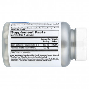 KAL, ниацин, не вызывающий приливов, 120 растительных капсул в Москве - eco-herb.ru | фото