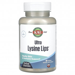 KAL, Ultra Lysine Lips, 60 таблеток - описание | фото