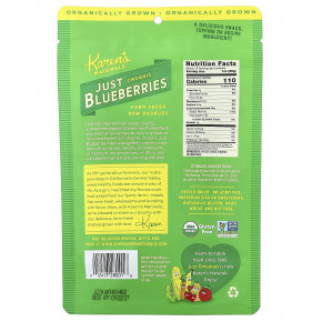 Karen's Naturals, Organic Just Blueberries®, 51,1 г (1,8 унции) в Москве - eco-herb.ru | фото