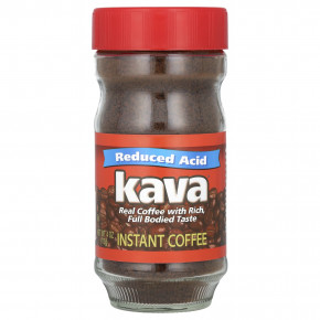 Kava Coffee, растворимый кофе, с пониженным содержанием кислоты, 113 г (4 унции) - описание