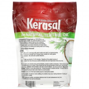 Kerasal, Foot Therapy Soak Plus, натуральное масло чайного дерева, 907 г (2 фунта) в Москве - eco-herb.ru | фото