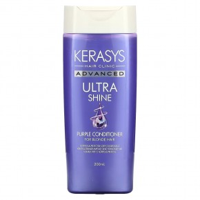 Kerasys, Фиолетовый кондиционер Advanced Ultra Shine, для светлых волос, 200 мл в Москве - eco-herb.ru | фото