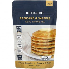 Keto and Co, Keto Baking Mix, блины и вафли, 265 г (9,3 унции) в Москве - eco-herb.ru | фото