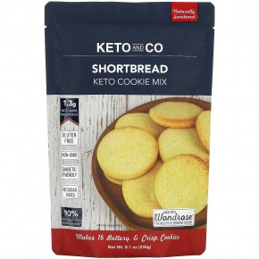 Keto and Co, Keto Cookie Mix, песочное печенье, 230 г (8,1 унции) в Москве - eco-herb.ru | фото