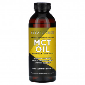 Keto Science, MCT Oil, 15 fl oz (443 ml) - описание | фото