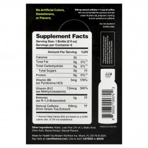 Ketone-IQ, Energy Shot, зеленое яблоко, 6 флаконов по 59 мл (2 жидк. унции) в Москве - eco-herb.ru | изображение Ketone-IQ, Energy Shot, зеленое яблоко, 6 флаконов по 59 мл (2 жидк. унции) в Москве - eco-herb.ru | фото