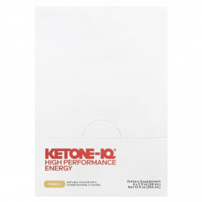 Ketone-IQ, High Performance Energy, персик, 6 пакетиков по 59 мл (2 жидк. унц.) в Москве - eco-herb.ru | фото