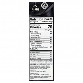 Kettle & Fire, Bone Broth, классическая говядина, с пониженным содержанием натрия, 479 г (16,9 унции) в Москве - eco-herb.ru | фото