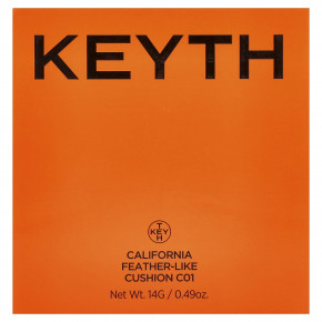 KEYTH, California Feather-Lake Cushion, кушон, C01, слоновая кость, 14 г (0,49 унции) в Москве - eco-herb.ru | фото