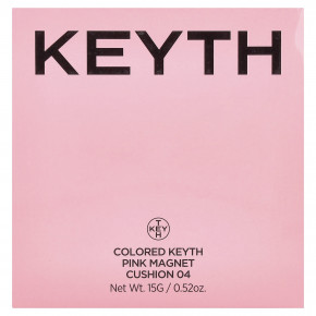 KEYTH, розовая кушон, магнитная кушон, оттенок 04 нейтрально-бежевый, 15 г (0,52 унции) в Москве - eco-herb.ru | фото