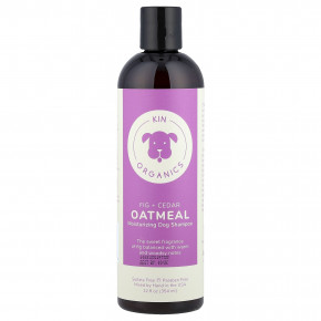 Kin+Kind, увлажняющий шампунь для собак с органической овсянкой, инжир и кедр, 354 мл (12 жидк. унций) - описание