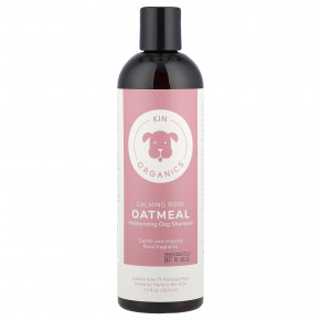 Kin+Kind, увлажняющий шампунь для собак с органической овсянкой, успокаивающая роза, 354 мл (12 жидк. унций) - описание