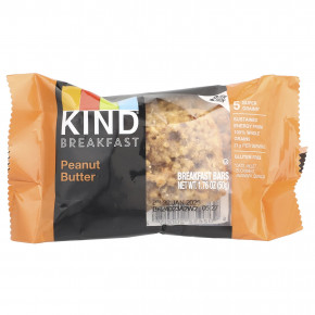 KIND Bars, Батончик для завтрака, арахисовая паста, 6 пакетиков по 50 г (1,76 унции) в Москве - eco-herb.ru | изображение KIND Bars, Батончик для завтрака, арахисовая паста, 6 пакетиков по 50 г (1,76 унции) в Москве - eco-herb.ru | фото
