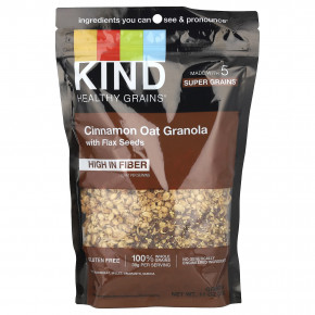 KIND Bars, Healthy Grains®, мюсли с корицей и семенами льна, 312 г (11 унций) в Москве - eco-herb.ru | фото