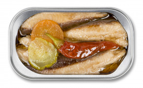 King Oscar, Сардины без кожи и без костей, перец чили и оливковое масло в испанском стиле, 120 г (4,23 унции) (Товар снят с продажи) в Москве - eco-herb.ru | изображение King Oscar, Сардины без кожи и без костей, перец чили и оливковое масло в испанском стиле, 120 г (4,23 унции) (Товар снят с продажи) в Москве - eco-herb.ru | фото