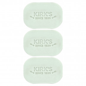 Kirk's, 100% кусковое мыло с кокосовым маслом премиального качества, успокаивающее алоэ вера, 3 куска по 113 г (4 унции) в Москве - eco-herb.ru | фото