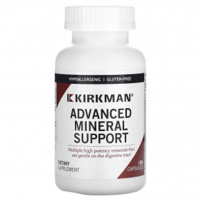 Kirkman Labs, Advanced Mineral Support, 180 капсул - описание | фото