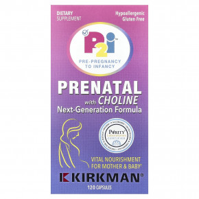 Kirkman Labs, Prenatal with Choline, 120 Capsules - описание | фото
