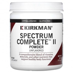 Kirkman Labs, Spectrum Complete II, порошок, без добавок, 454 г (16 унций) в Москве - eco-herb.ru | фото