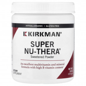 Kirkman Labs, Super Nu-Thera®, подслащенный порошок, 454 г (16 унций) - описание | фото