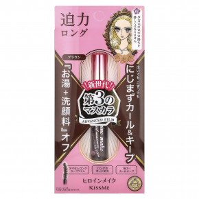 KissMe, Heroine Make, тушь для ресниц для длинных и локонов, улучшенная пленка, оттенок 02 коричневый, 6 г (0,21 унции) в Москве - eco-herb.ru | фото