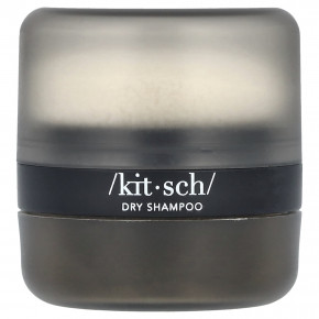 Kitsch, Сухой шампунь с рисовым протеином для увеличения объема, темная тонирующая пудра, 8 г (0,28 унции) - описание | фото
