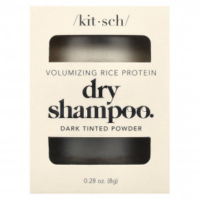 Kitsch, Сухой шампунь с рисовым протеином для увеличения объема, темная тонирующая пудра, 8 г (0,28 унции) в Москве - eco-herb.ru | изображение Kitsch, Сухой шампунь с рисовым протеином для увеличения объема, темная тонирующая пудра, 8 г (0,28 унции) в Москве - eco-herb.ru | фото