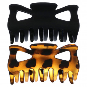 Kitsch, Зажимы для больших когтей, черный и Tort, набор из 2 предметов в Москве - eco-herb.ru | изображение Kitsch, Зажимы для больших когтей, черный и Tort, набор из 2 предметов в Москве - eco-herb.ru | фото