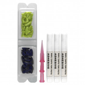 Kitty Caps, Набор колпачков для ногтей, средний, весенний зеленый с блестками, ультрафиолетовый, 44 шт. (Товар снят с продажи) в Москве - eco-herb.ru | фото