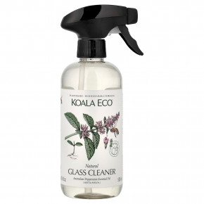 Koala Eco, натуральное средство для мытья стекол, эфирное масло австралийской перечной мяты, 500 мл (16,9 жидк. унции) в Москве - eco-herb.ru | фото