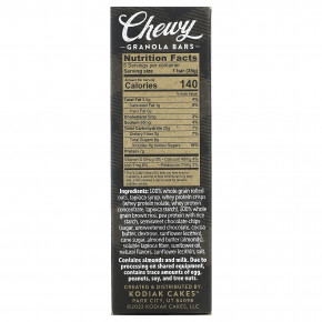 Kodiak Cakes, Жевательные батончики из гранолы, шоколадная крошка, 5 батончиков, 35 г (1,23 унции) в Москве - eco-herb.ru | фото