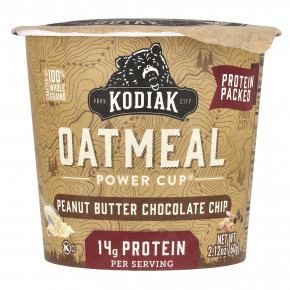 Kodiak Cakes, Oatmeal Power Cup®, арахисовая паста и шоколадная крошка, 60 г (2,12 унции) (Товар снят с продажи) в Москве - eco-herb.ru | фото
