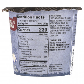 Kodiak Cakes, Oatmeal Power Cup™, Blueberries & Cream, 2.12 oz (60 g) (Товар снят с продажи) в Москве - eco-herb.ru | фото