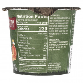 Kodiak Cakes, Oatmeal Power Cup®, с кленовым сиропом и коричневым сахаром, 60 г (2,12 унции) (Товар снят с продажи) в Москве - eco-herb.ru | фото