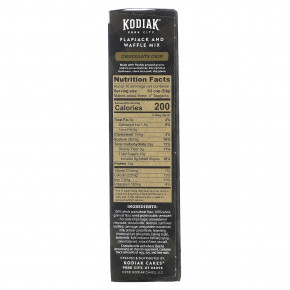 Kodiak Cakes, Power Cakes®, смесь для выпекания флапджека и вафель, с шоколадной крошкой, 510 г (18 унций) в Москве - eco-herb.ru | фото