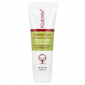 Kolorex, Derma Care, крем для ног и пальцев ног, 25 г (0,88 унции) - описание | фото