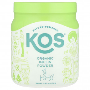 KOS, органический инулин в порошке, 336 г (11,85 унции) - описание | фото