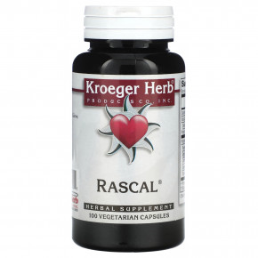 Kroeger Herb Co, Rascal, 100 вегетарианских капсул - описание | фото