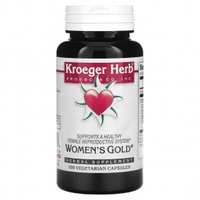 Kroeger Herb Co, Women's Gold, 100 вегетарианских капсул в Москве - eco-herb.ru | фото