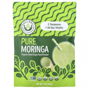 Kuli Kuli, чистая моринга, порошок из органического зеленого суперфуда, без кофеина, 144 г (5 унций) в Москве - eco-herb.ru | фото