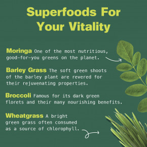 Kuli Kuli, Green Power, органический подщелачивающий порошок из зелени, 170 г (6 унций) в Москве - eco-herb.ru | фото