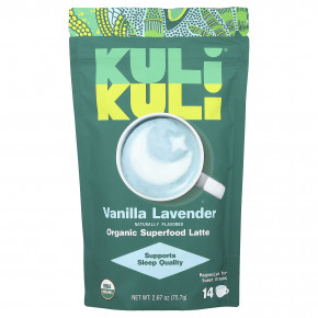 Kuli Kuli, Organic Superfood Latte, ваниль и лаванда, 75,7 г (2,67 унции) - подробнее Kuli Kuli, Organic Superfood Latte, ваниль и лаванда, 75,7 г (2,67 унции) - описание