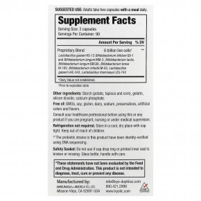 Kyolic, Kyo-Dophilus®, Multi 9, пробиотик, 180 капсул в Москве - eco-herb.ru | фото